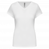 T-shirt col v manches courtes femme