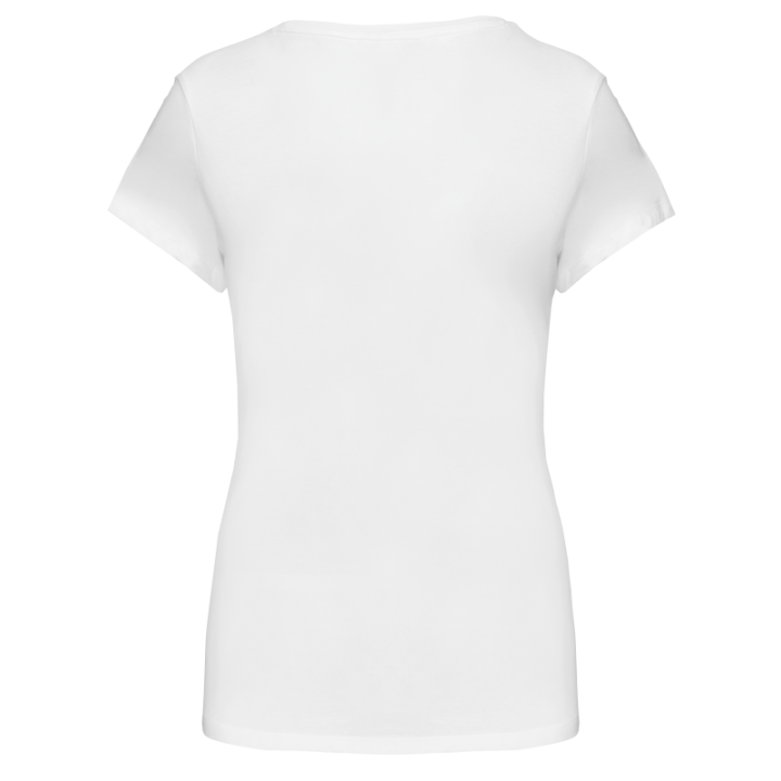 T-shirt col v manches courtes femme