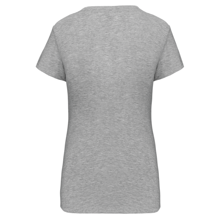 T-shirt col v manches courtes femme