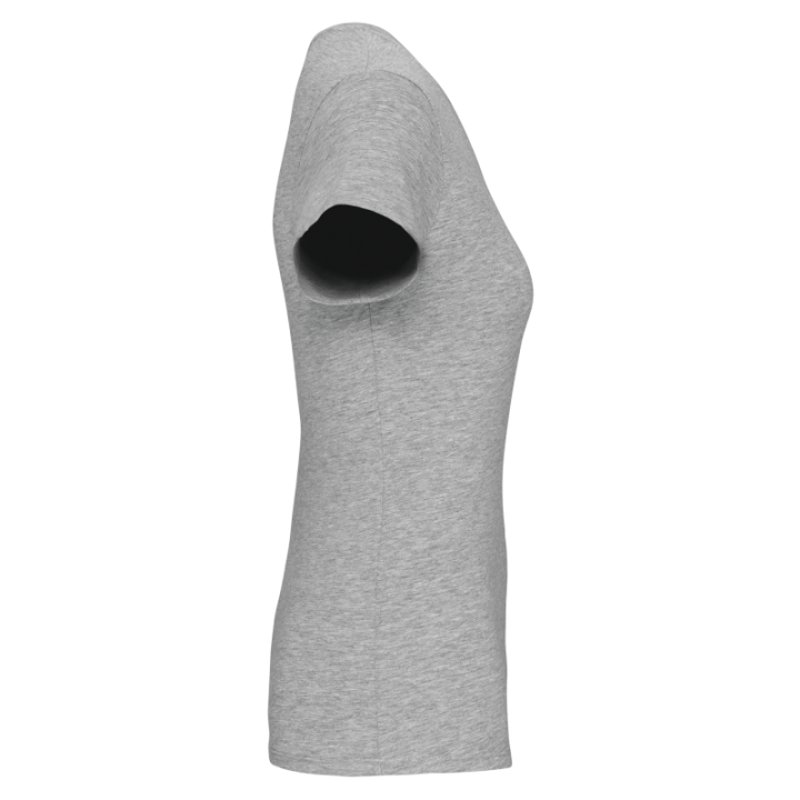 T-shirt col v manches courtes femme