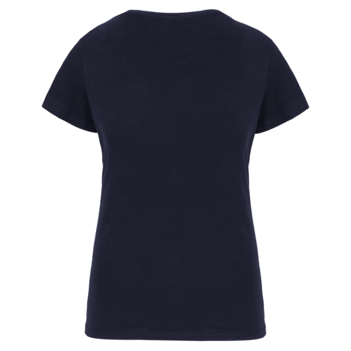 T-shirt col v manches courtes femme