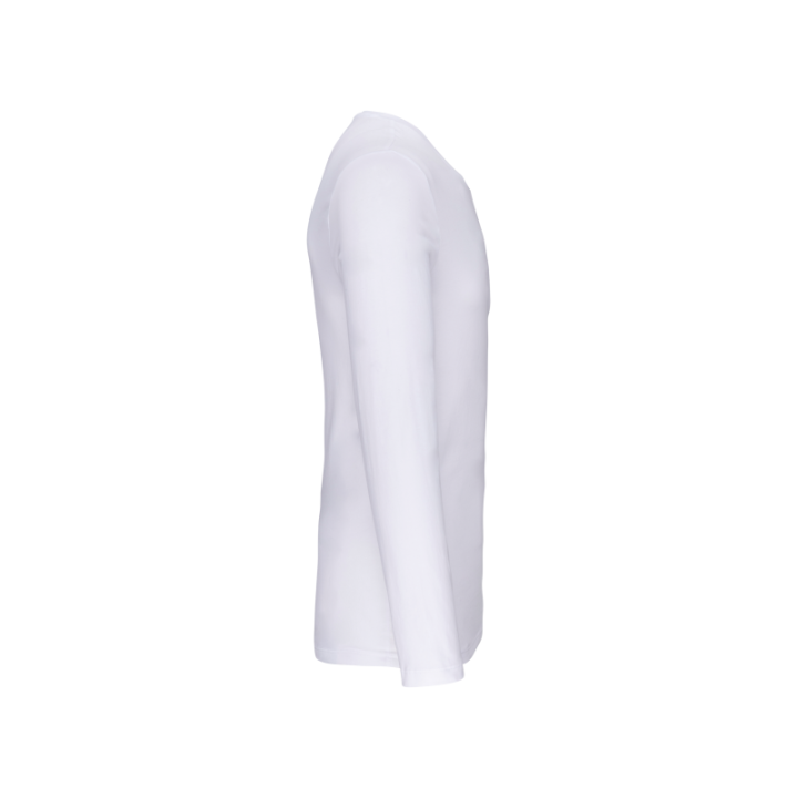 T-shirt col rond manches longues homme