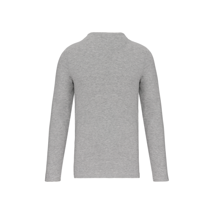 T-shirt col rond manches longues homme
