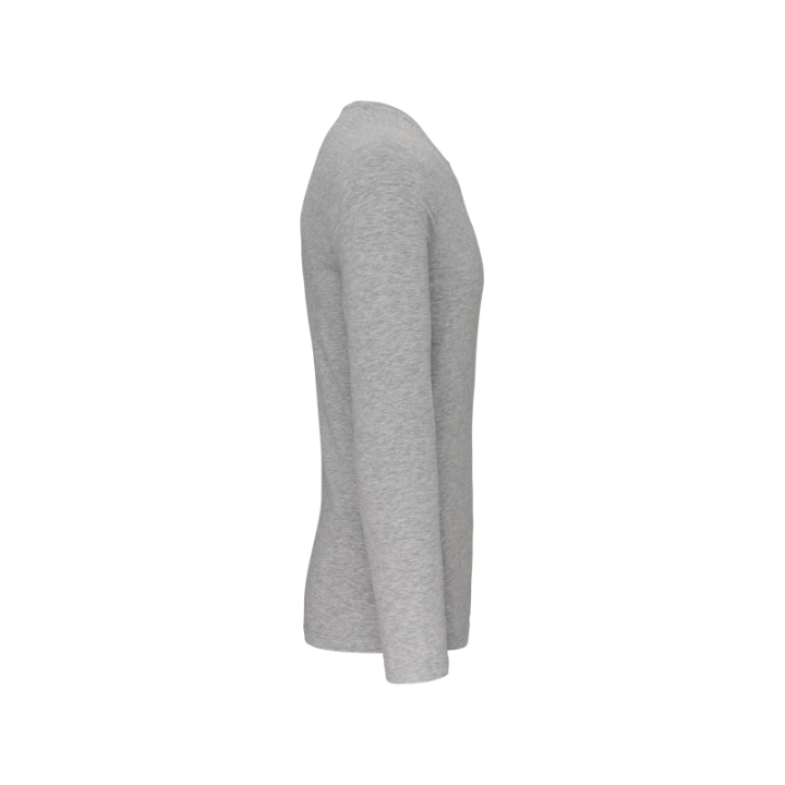 T-shirt col rond manches longues homme