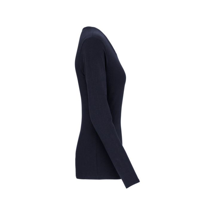 T-shirt col rond manches longues femme