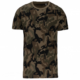 T-shirt camo manches courtes homme (2)