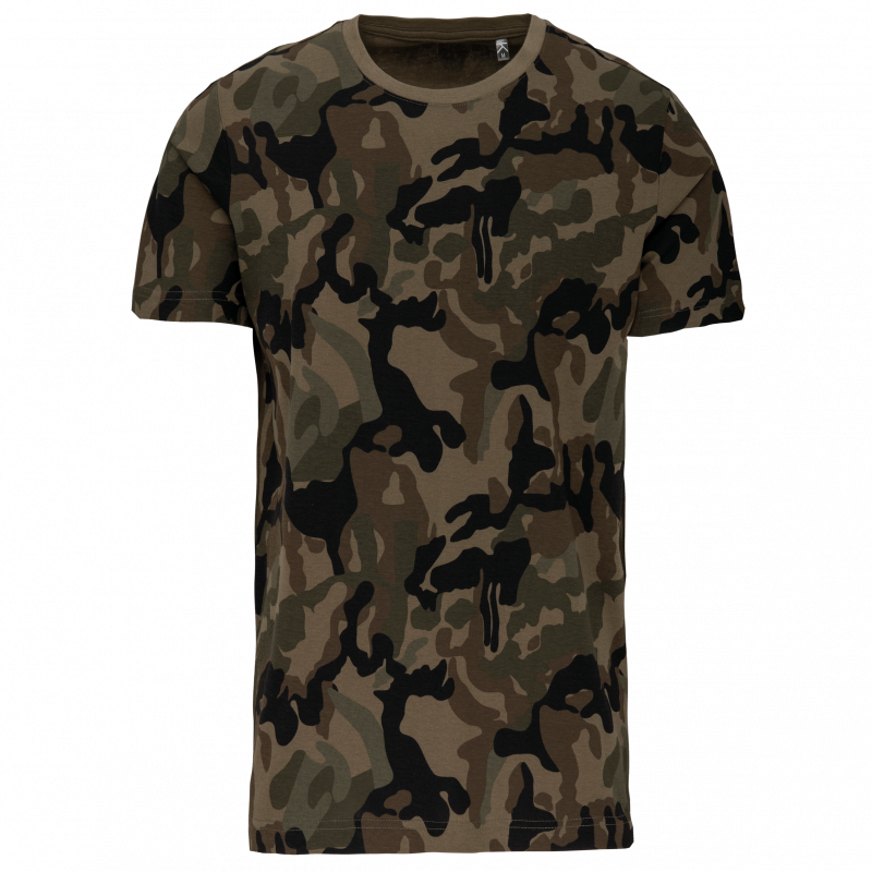 T-shirt camo manches courtes homme T-shirt camo manches courtes homme