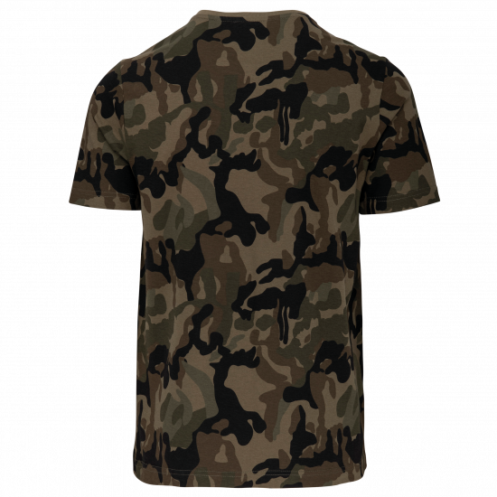 T-shirt camo manches courtes homme