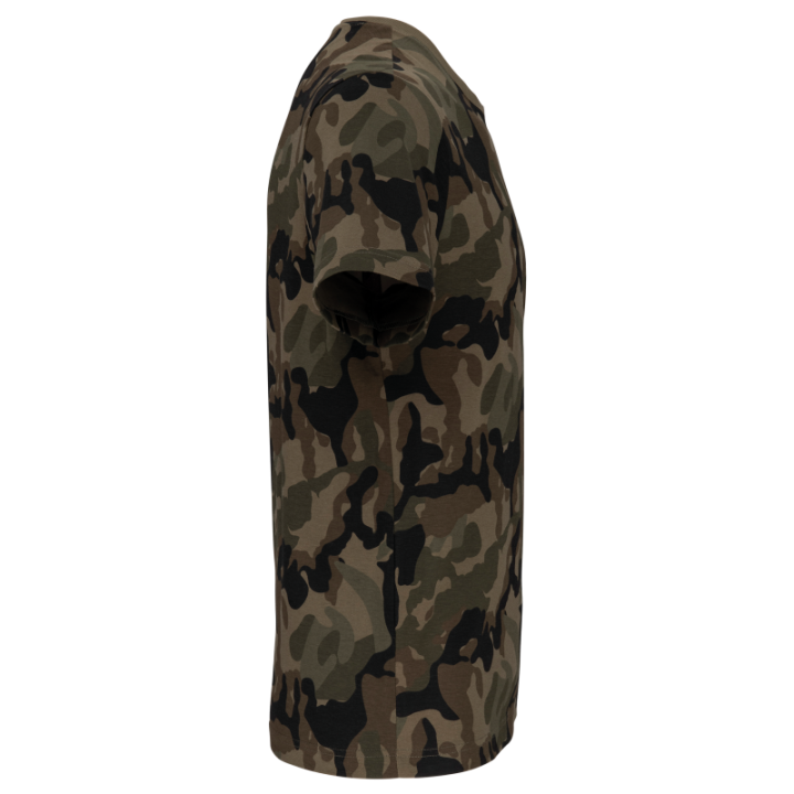 T-shirt camo manches courtes homme