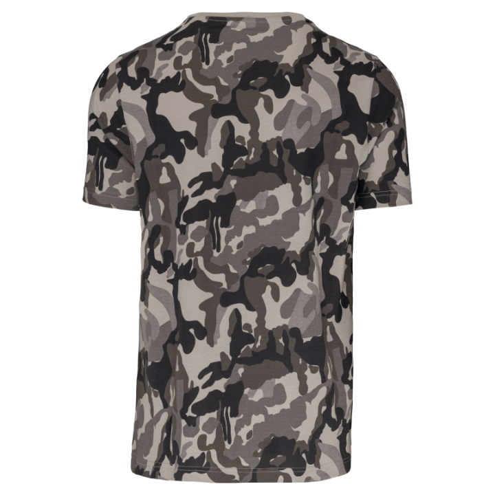 T-shirt camo manches courtes homme
