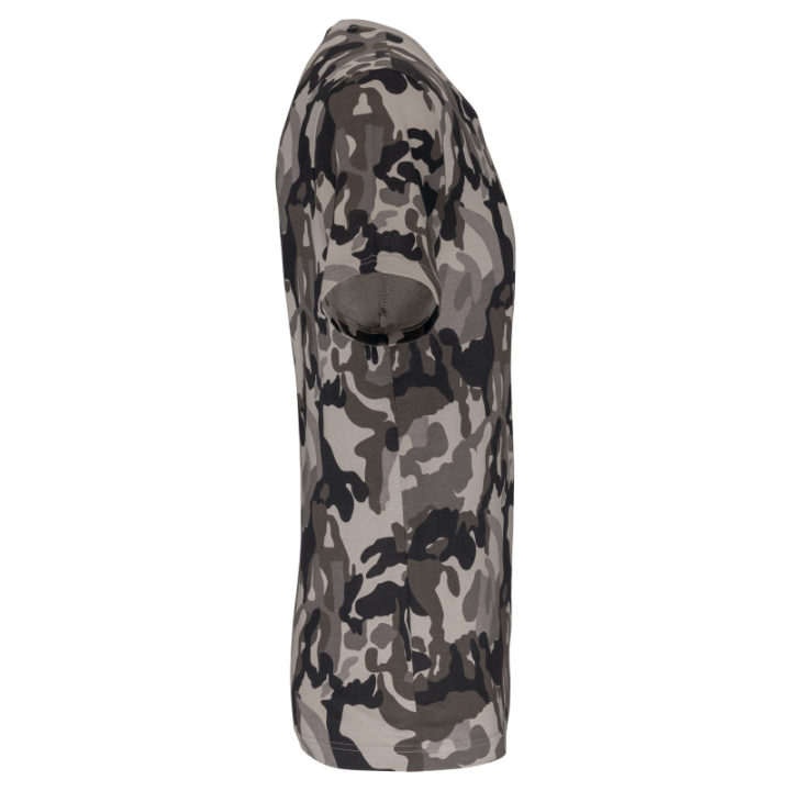 T-shirt camo manches courtes homme
