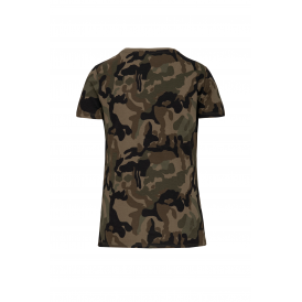 T-shirt camouflage manches courtes femme (2)