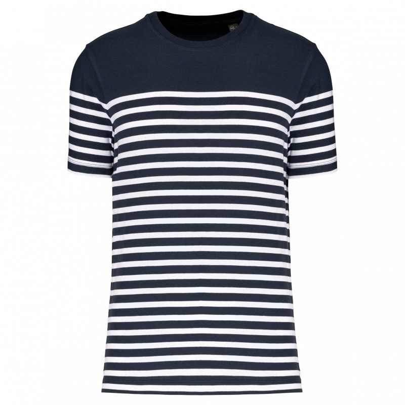 T-shirt marin col rond bio homme