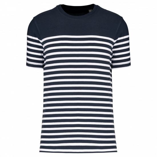 T-shirt marin col rond bio homme