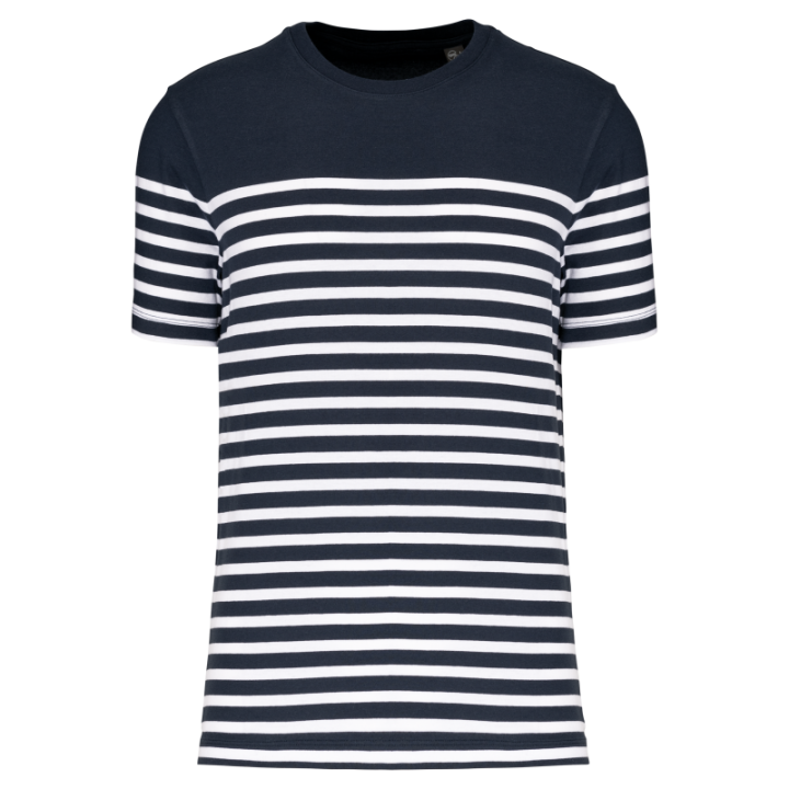 T-shirt marin col rond bio homme
