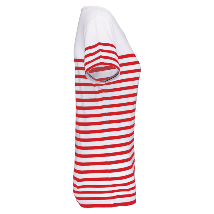 T-shirt marin col rond bio femme doux et confortable