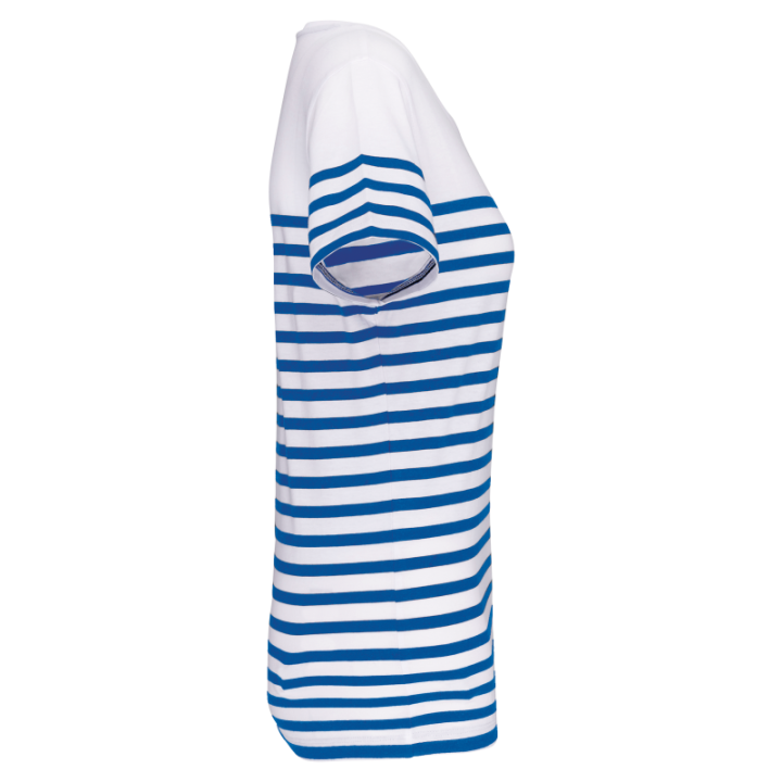 T-shirt marin col rond bio femme doux et confortable