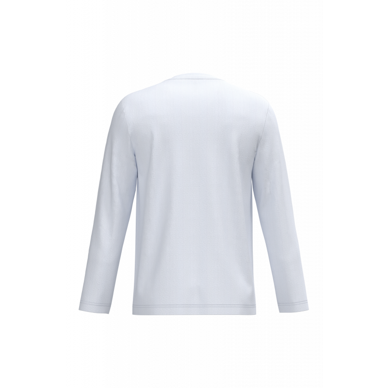 T-shirt homme manches longues encolure V Kariban