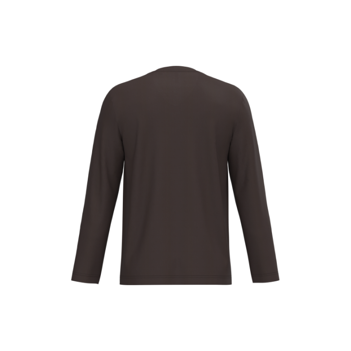 T-shirt homme manches longues encolure V Kariban