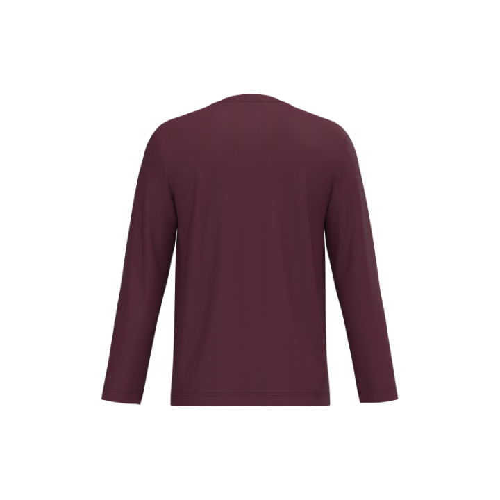 T-shirt homme manches longues encolure V Kariban