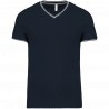 T-shirt maille piquée col V homme