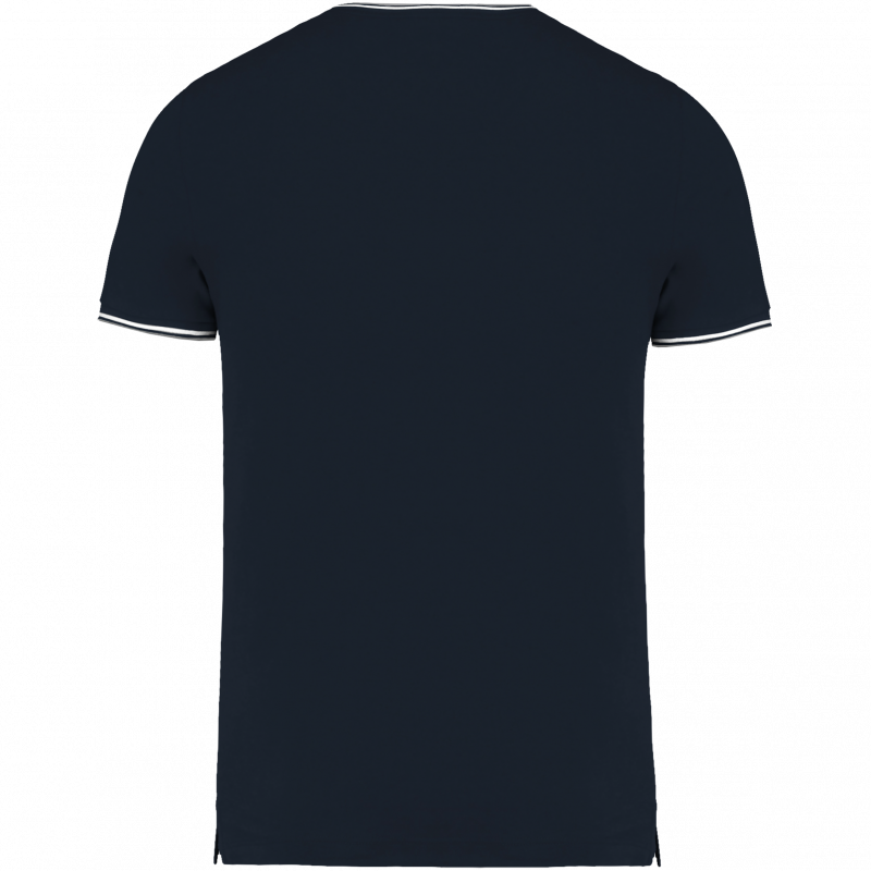 T-shirt maille piquée col V homme