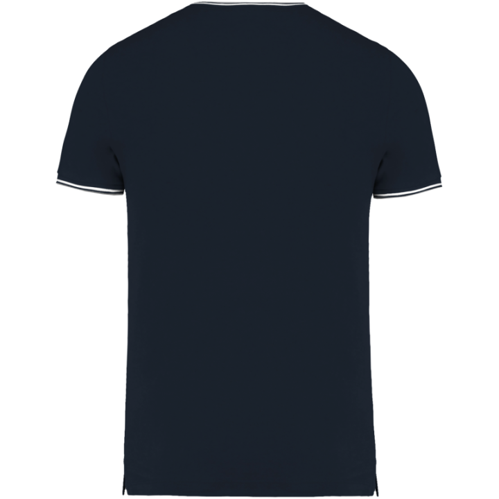 T-shirt maille piquée col V homme
