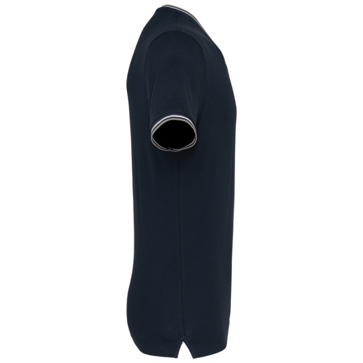 T-shirt maille piquée col V homme