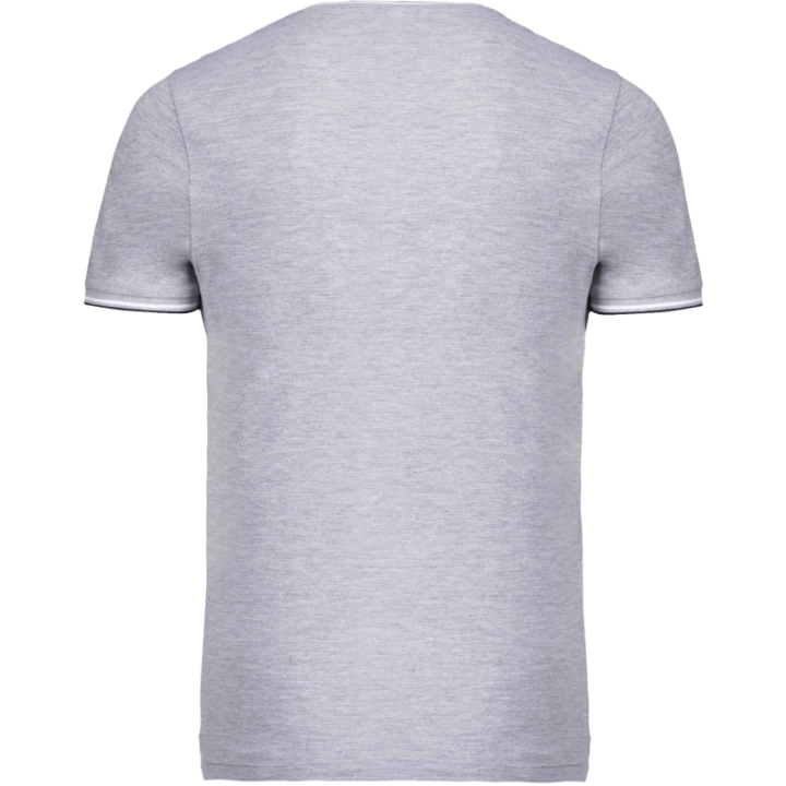 T-shirt maille piquée col V homme