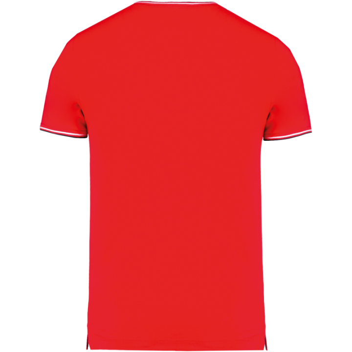 T-shirt maille piquée col V homme
