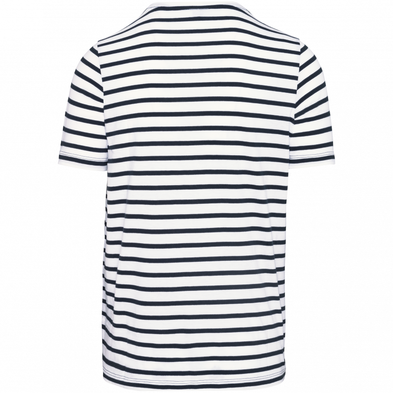 T-shirt rayé marin avec poche manches courtes T-shirt rayé marin avec poche manches courtes