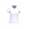 T-shirt femme manches courtes encolure v kariban