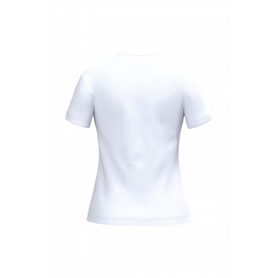 T-shirt femme manches courtes encolure v kariban