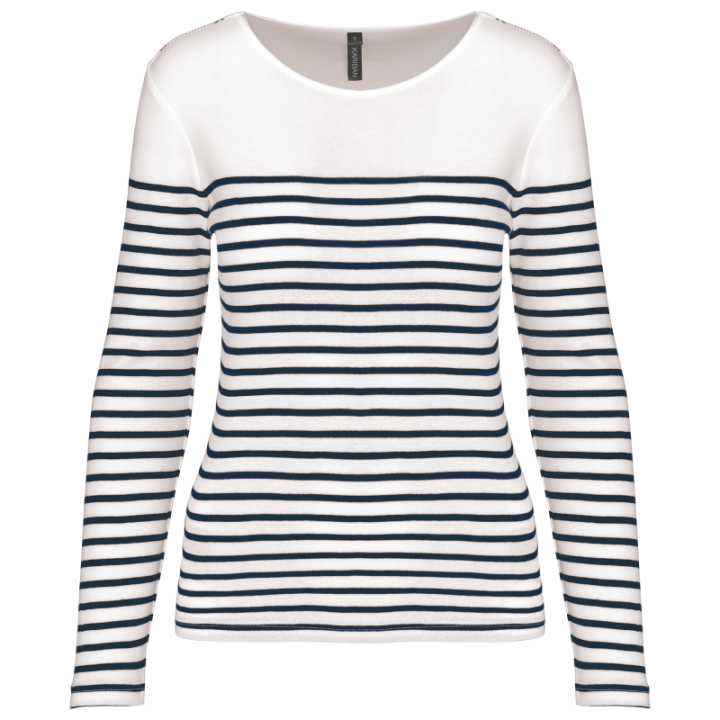 Marinière manches longues femme