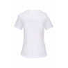 T-shirt bio col à bords francs manches courtes femme