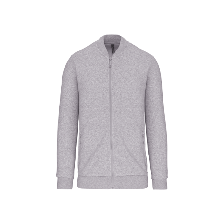 Veste molleton zippée homme