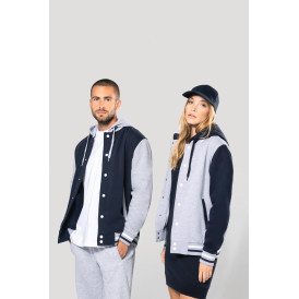Blouson teddy à capuche unisexe