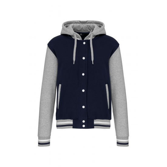Blouson teddy à capuche unisexe