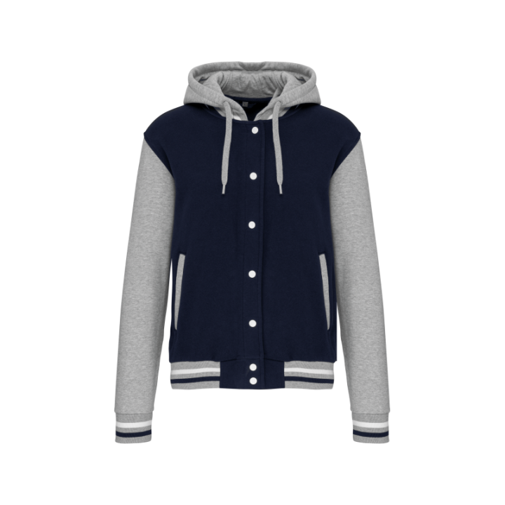 Blouson teddy à capuche unisexe