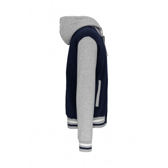 Blouson teddy à capuche unisexe
