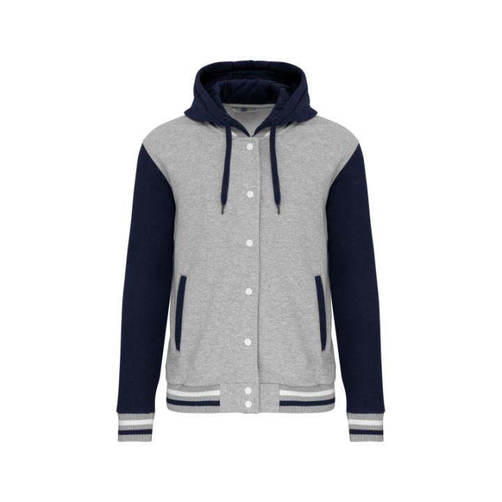 Blouson teddy à capuche unisexe