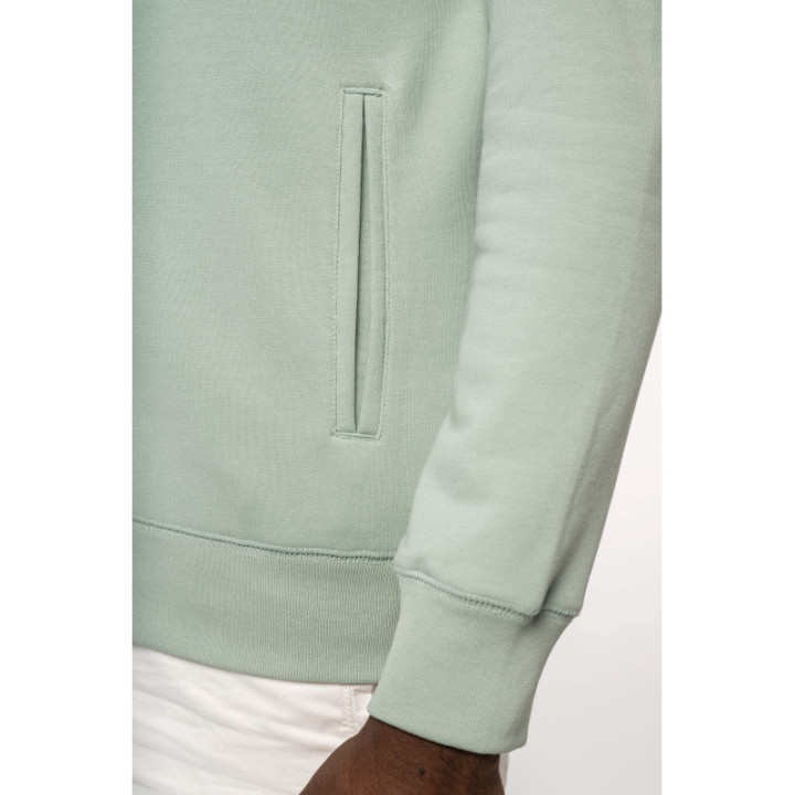 Sweat-shirt zippé à capuche unisexe doux et durable