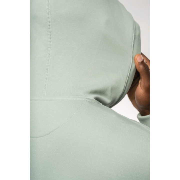 Sweat-shirt zippé à capuche unisexe doux et durable