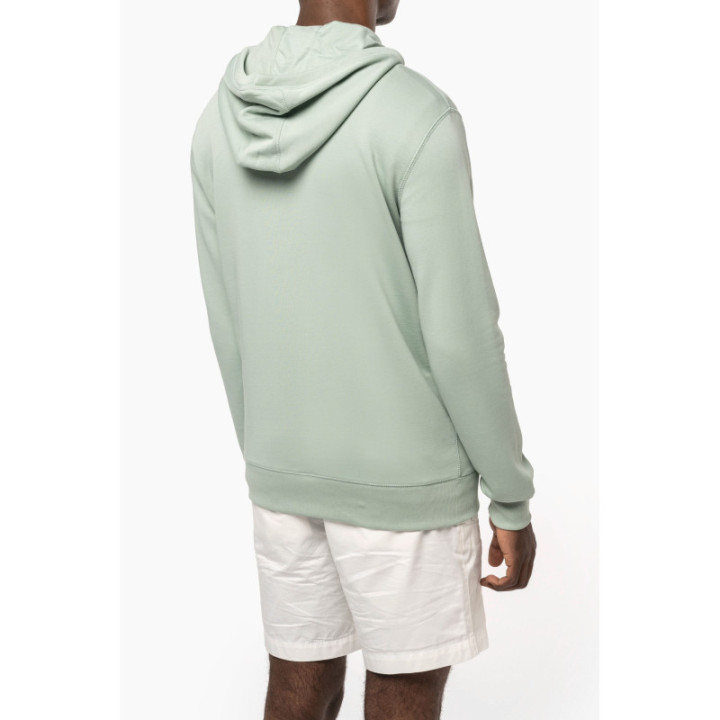 Sweat-shirt zippé à capuche unisexe doux et durable