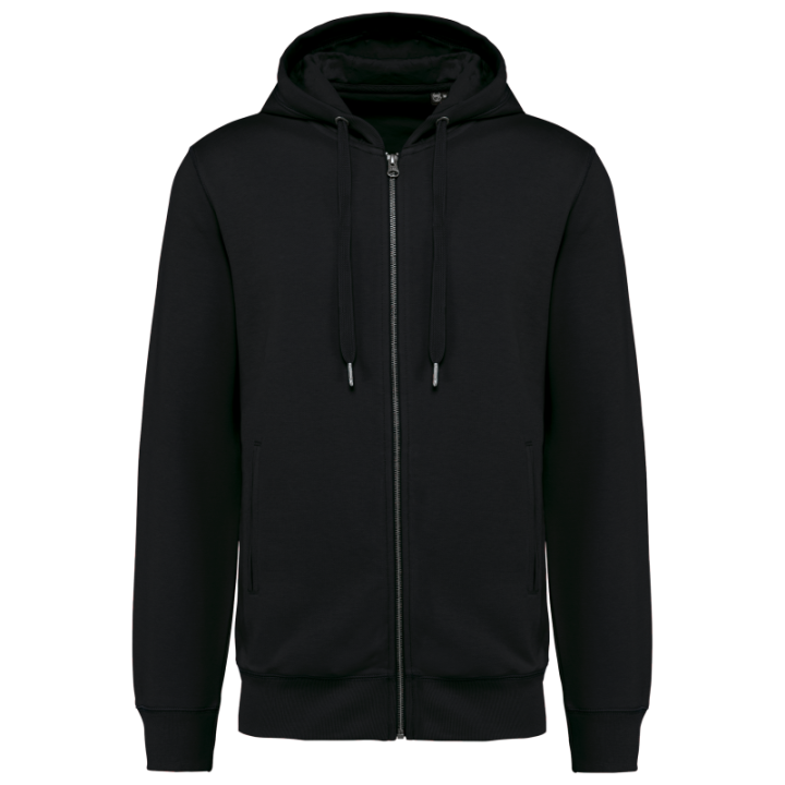 Sweat-shirt zippé à capuche unisexe doux et durable