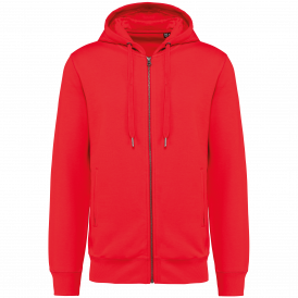 Sweat-shirt zippé à capuche unisexe doux et durable