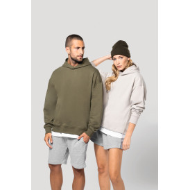 Sweatshirt à capuche oversize unisexe