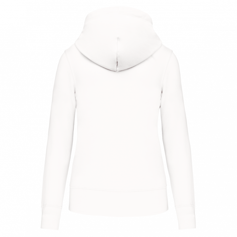 Sweat-shirt à capuche femme tissu écoresponsable