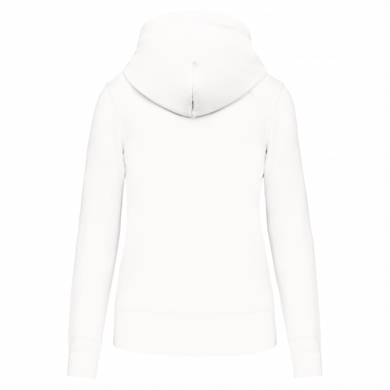 Sweat-shirt à capuche femme tissu écoresponsable
