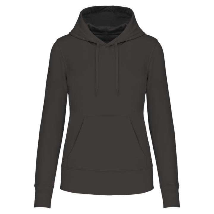 Sweat-shirt à capuche femme tissu écoresponsable
